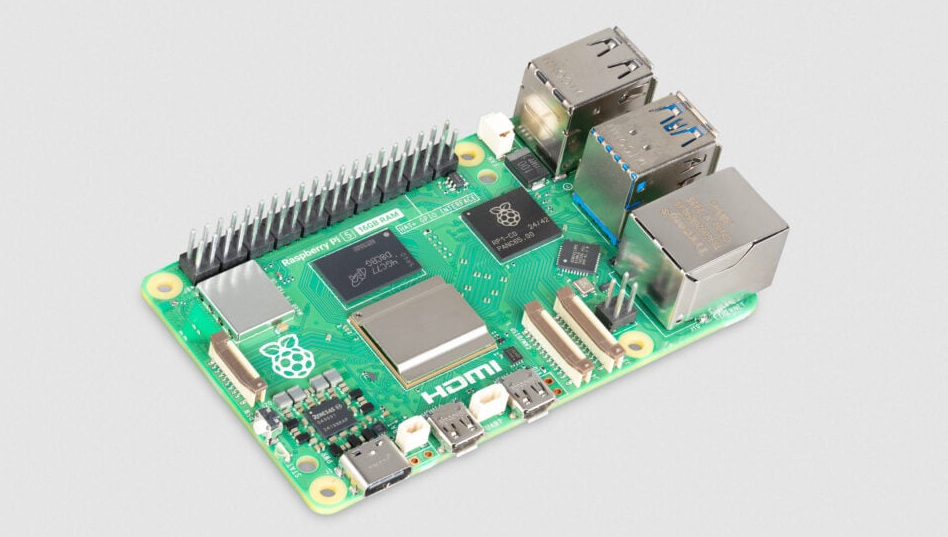 A Raspberry Pi 5.